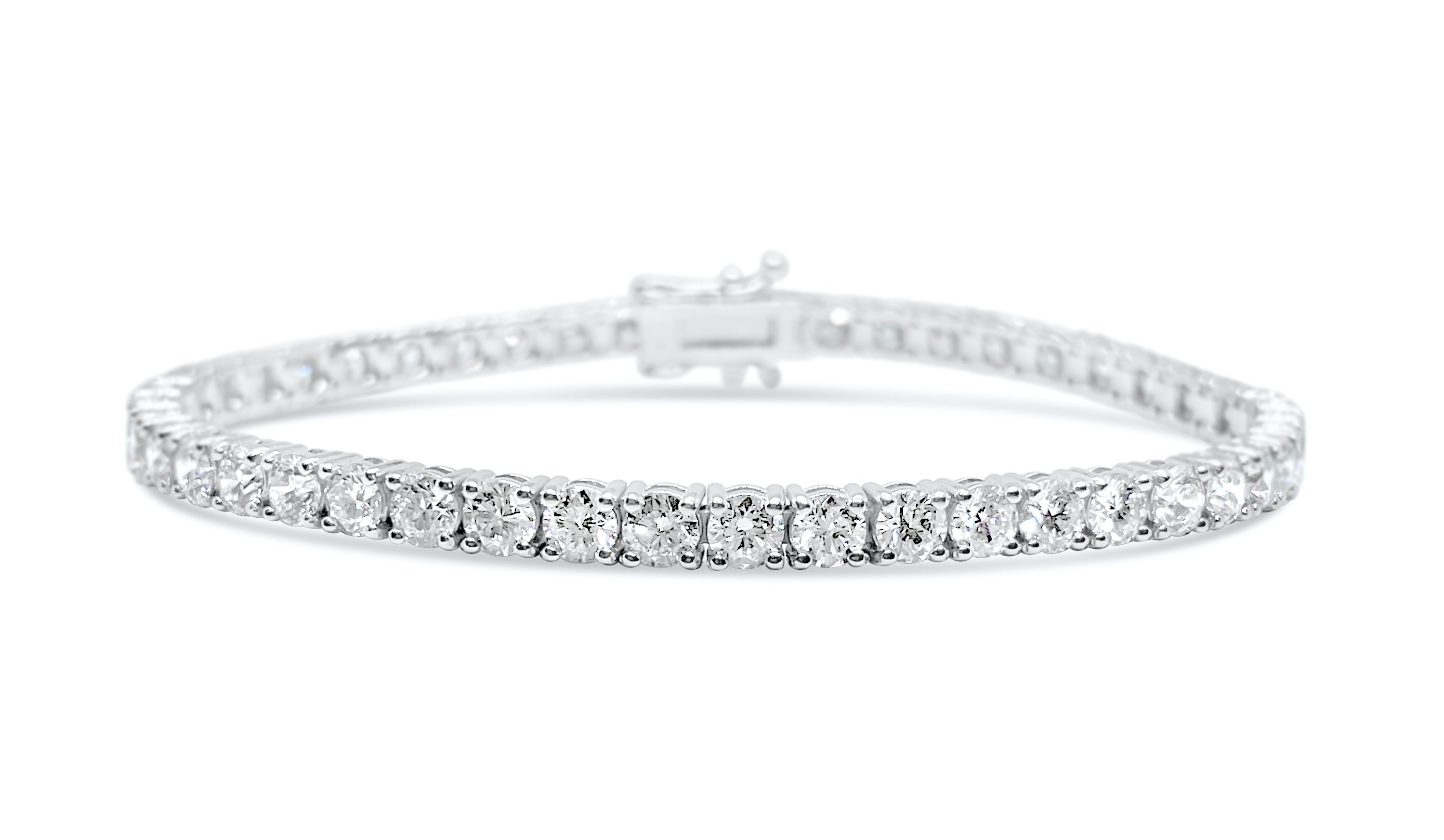 Princess cut diamond 2025 tennis bracelet yellow gold