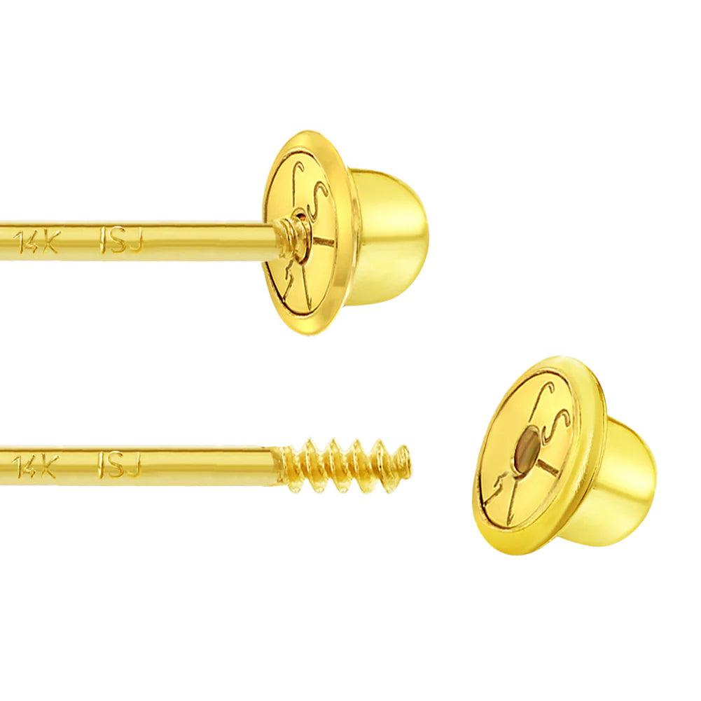 EXTRA 14k Yellow Gold Screw Backings – Mel Spivak