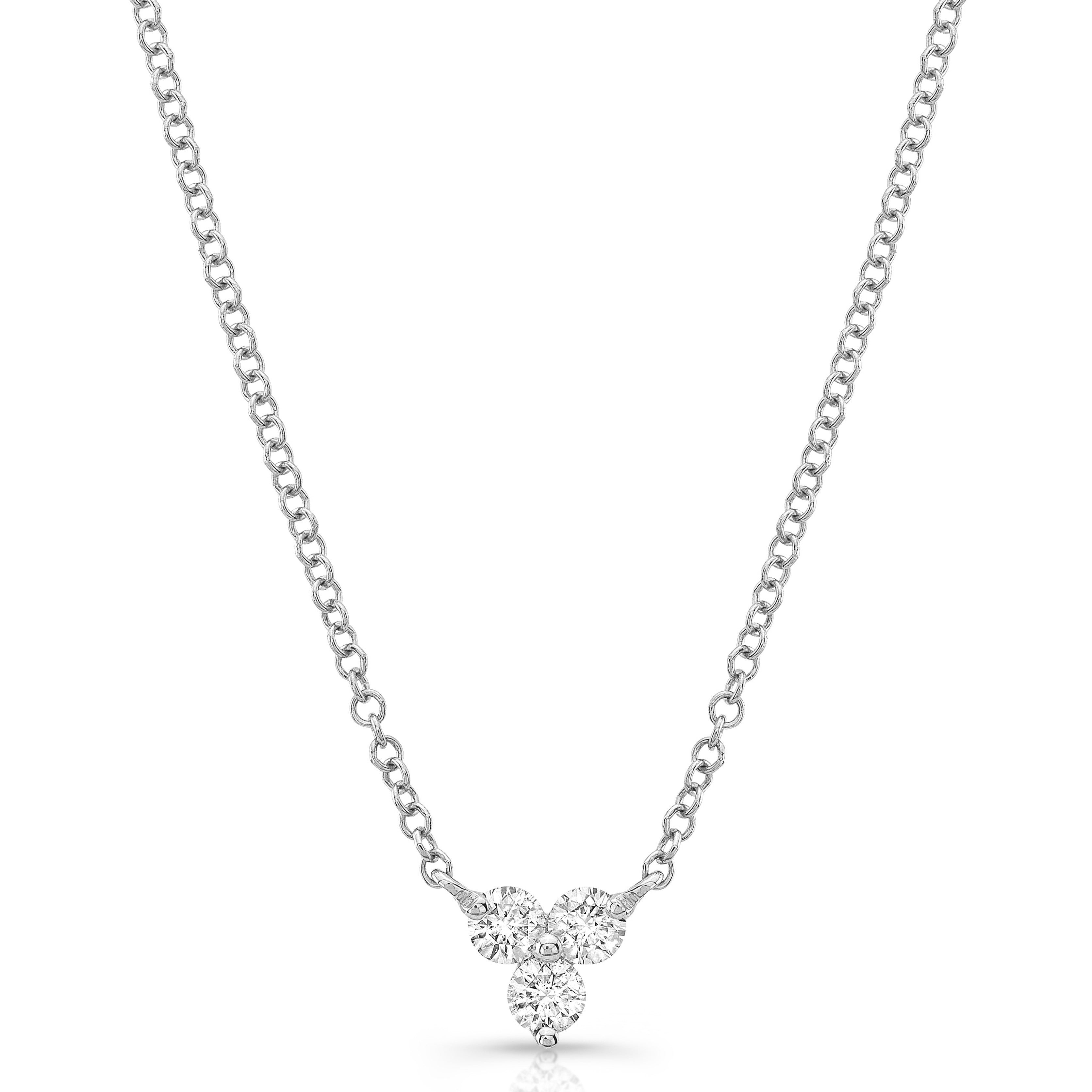 Trio diamond online necklace