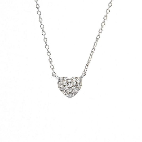 Diamond heart deals choker