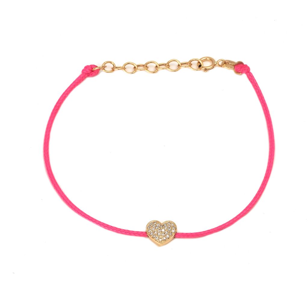 Pink on sale rope bracelet