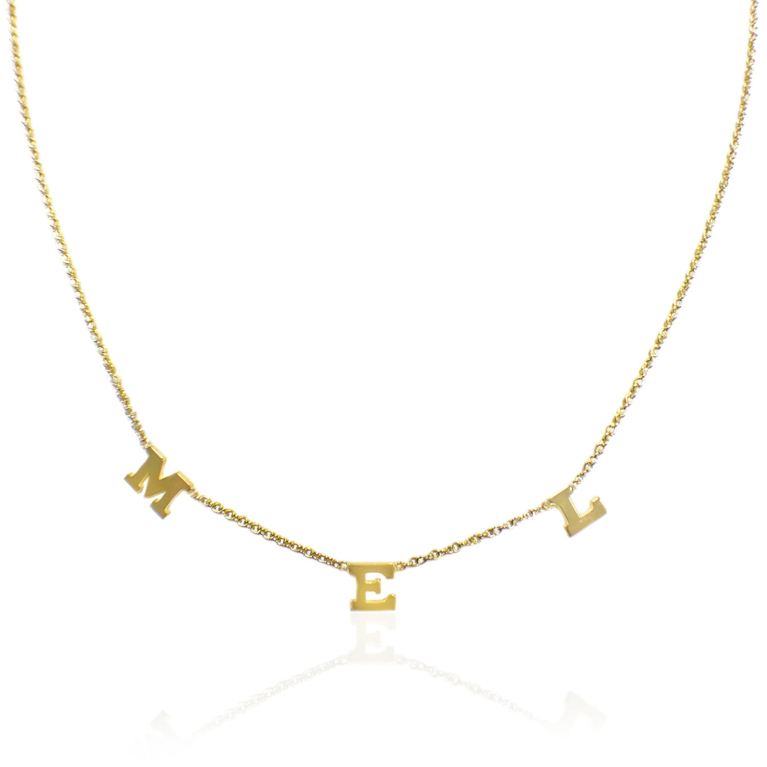 Varsity initial online necklace