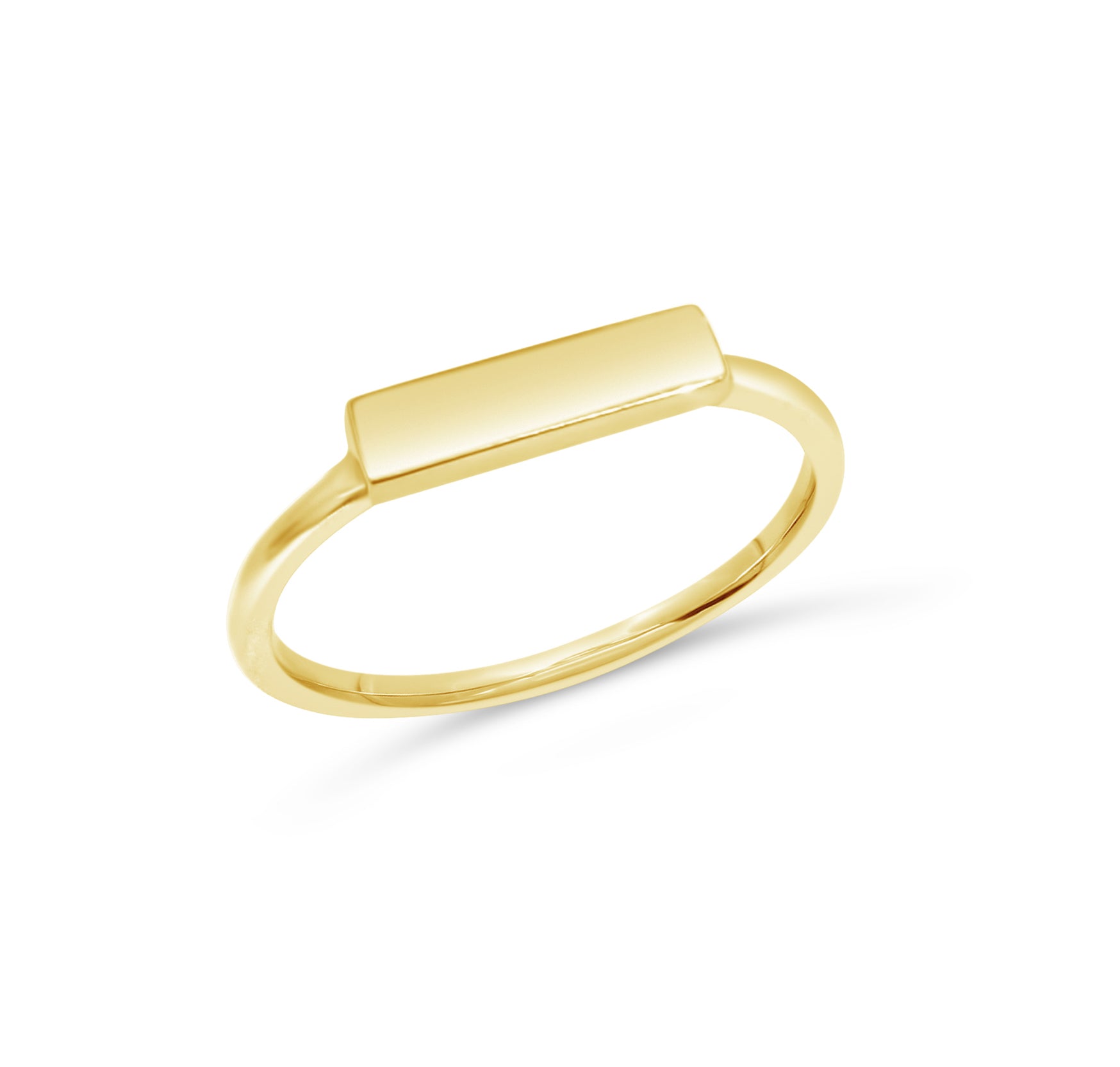 Mini Rectangle signet ring