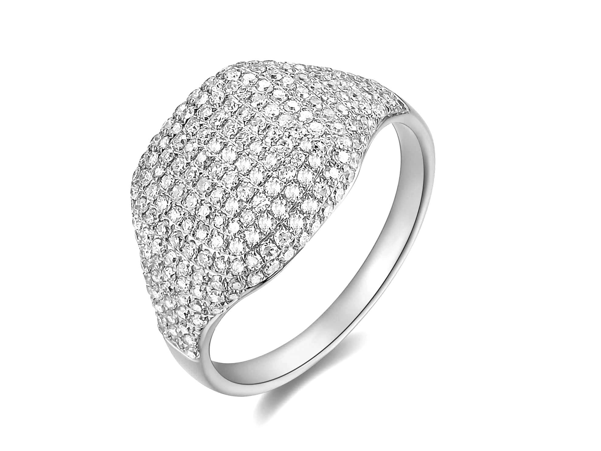 Dome shaped diamond rings deals