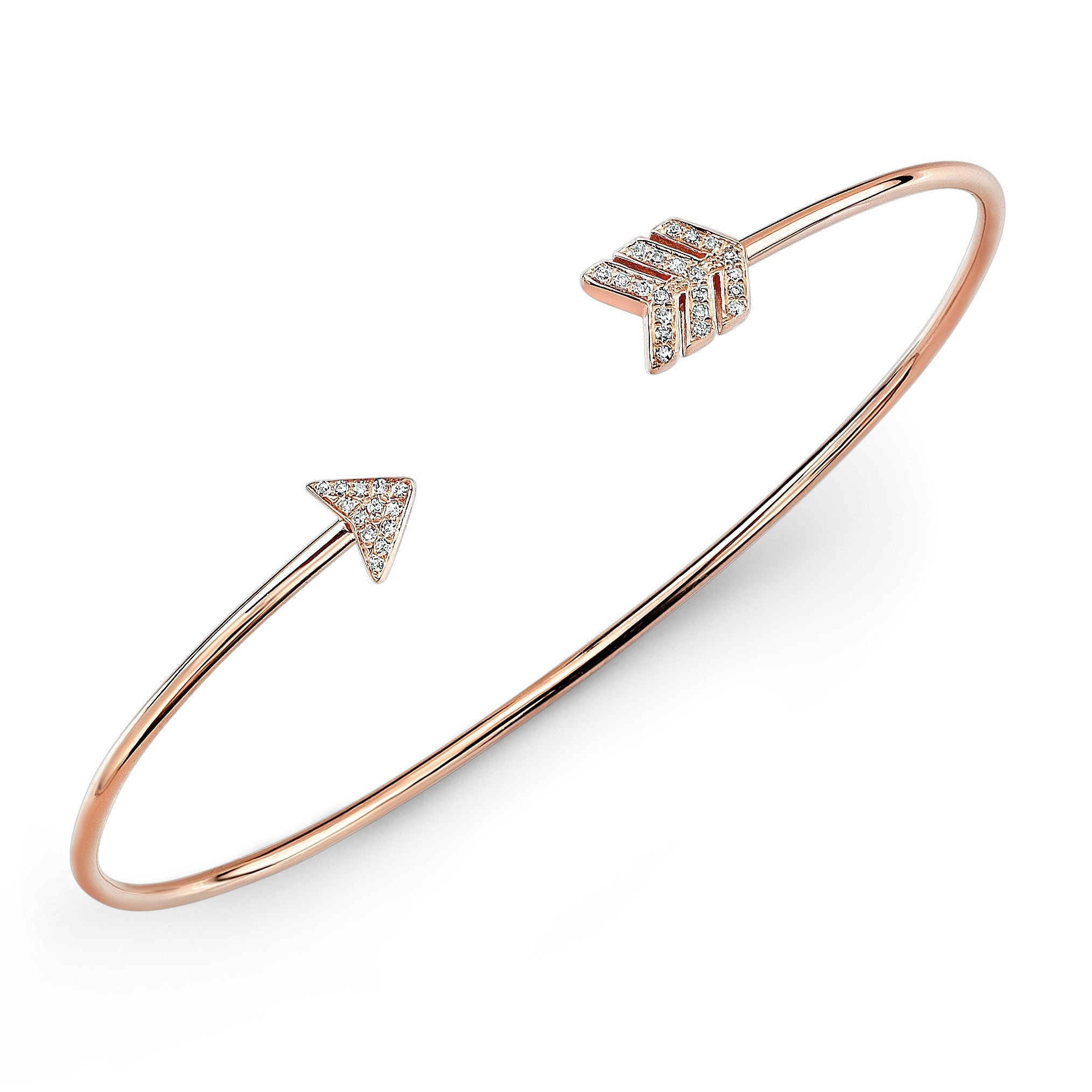 Diamond Arrow Cuff Bangle Mel Spivak