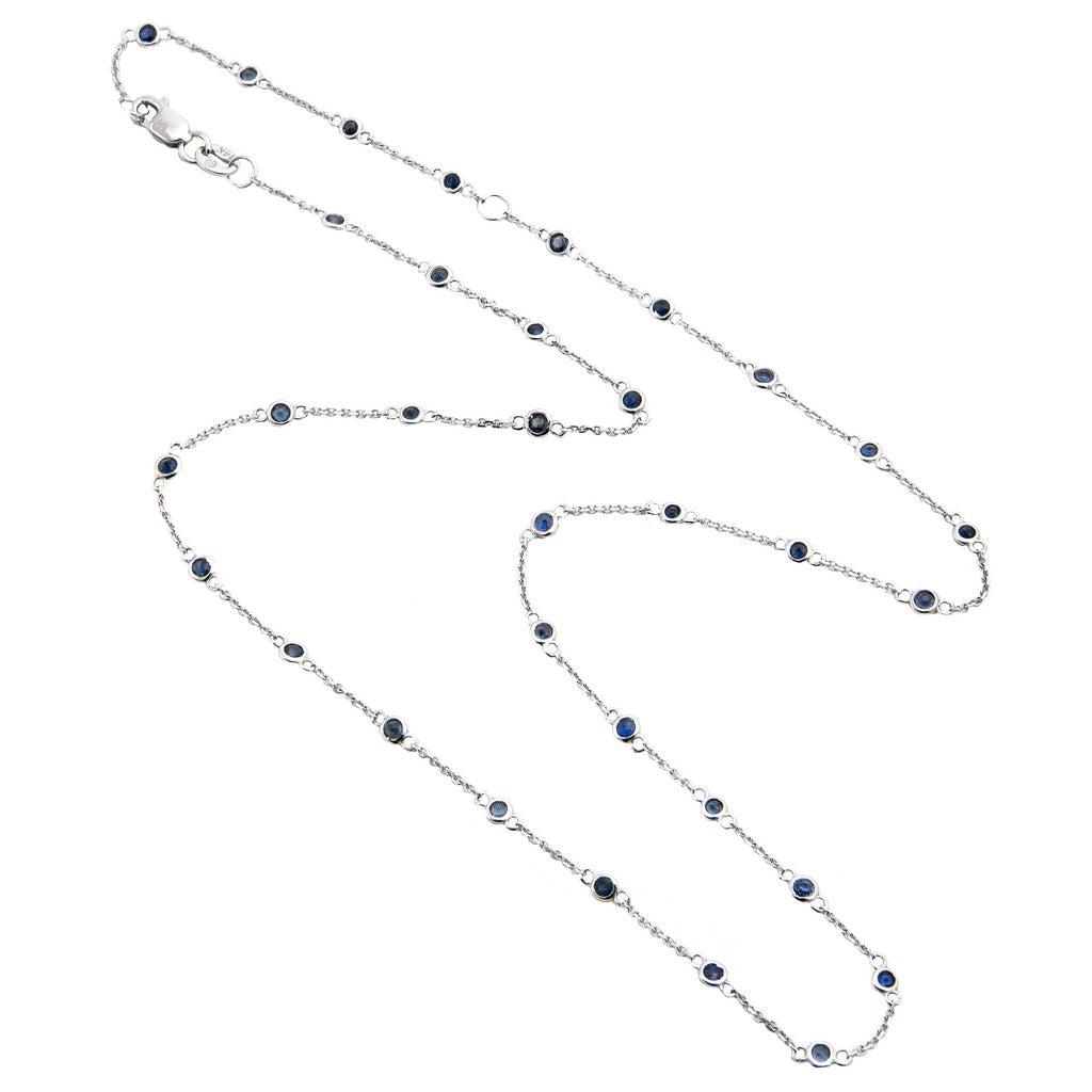 Sapphire by deals the yard necklace