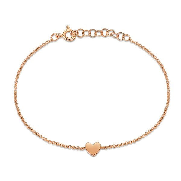 Petite Gold Heart Bracelet