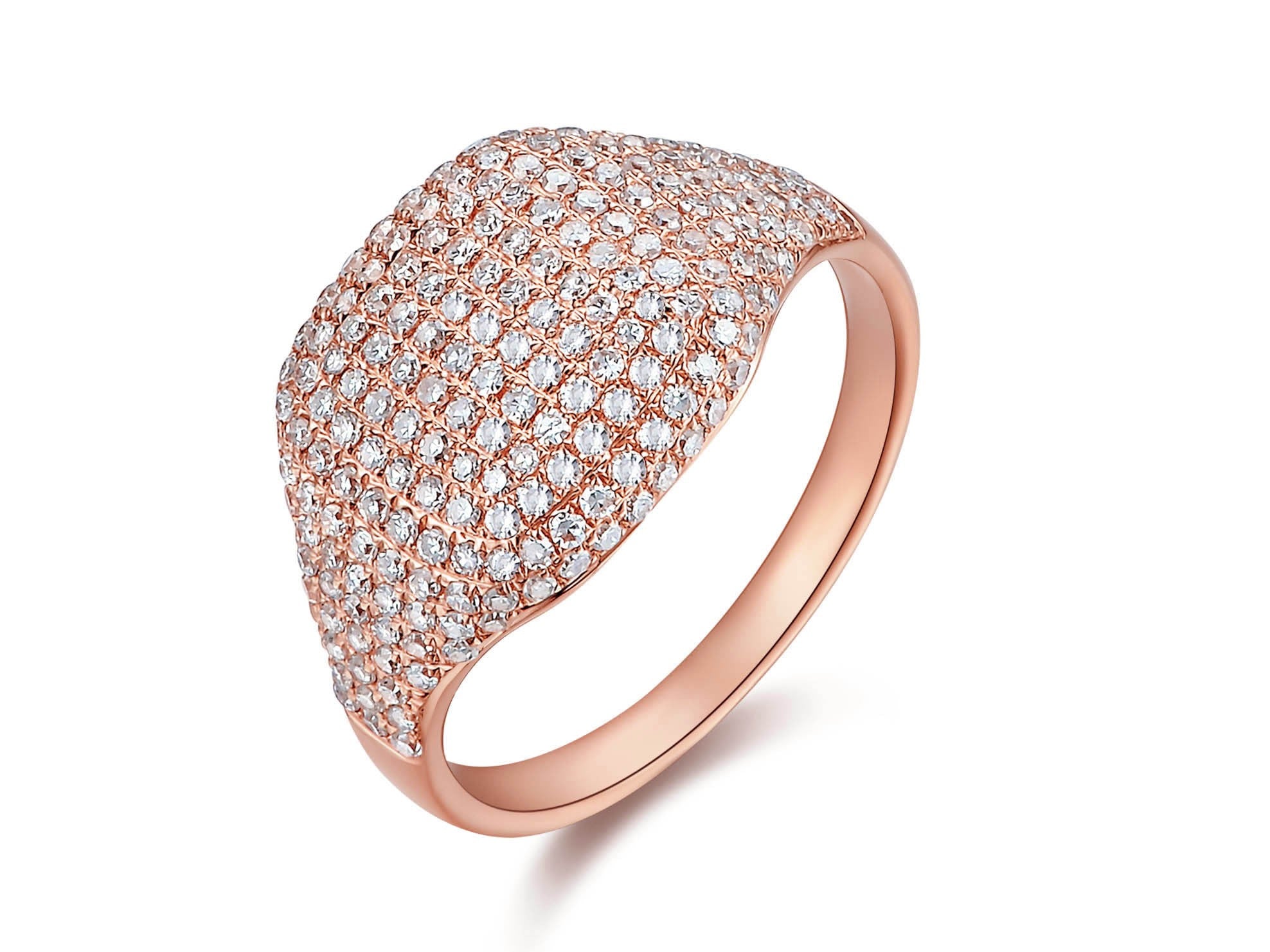 Rose gold dome ring hotsell