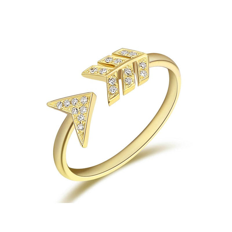 Diamond Arrow Ring